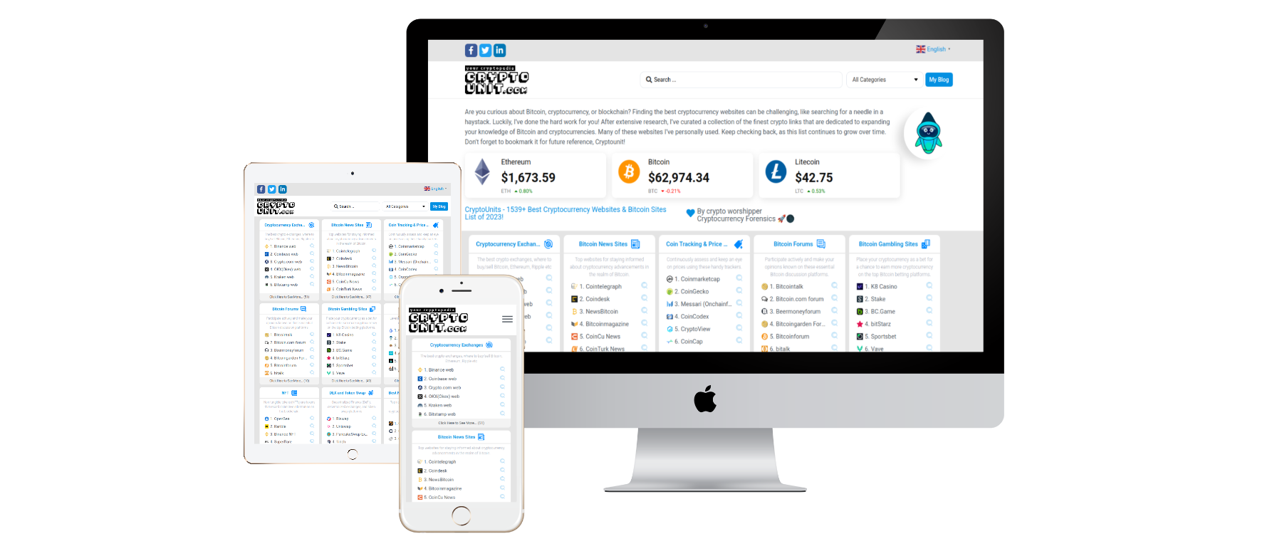 Crypto Unit website