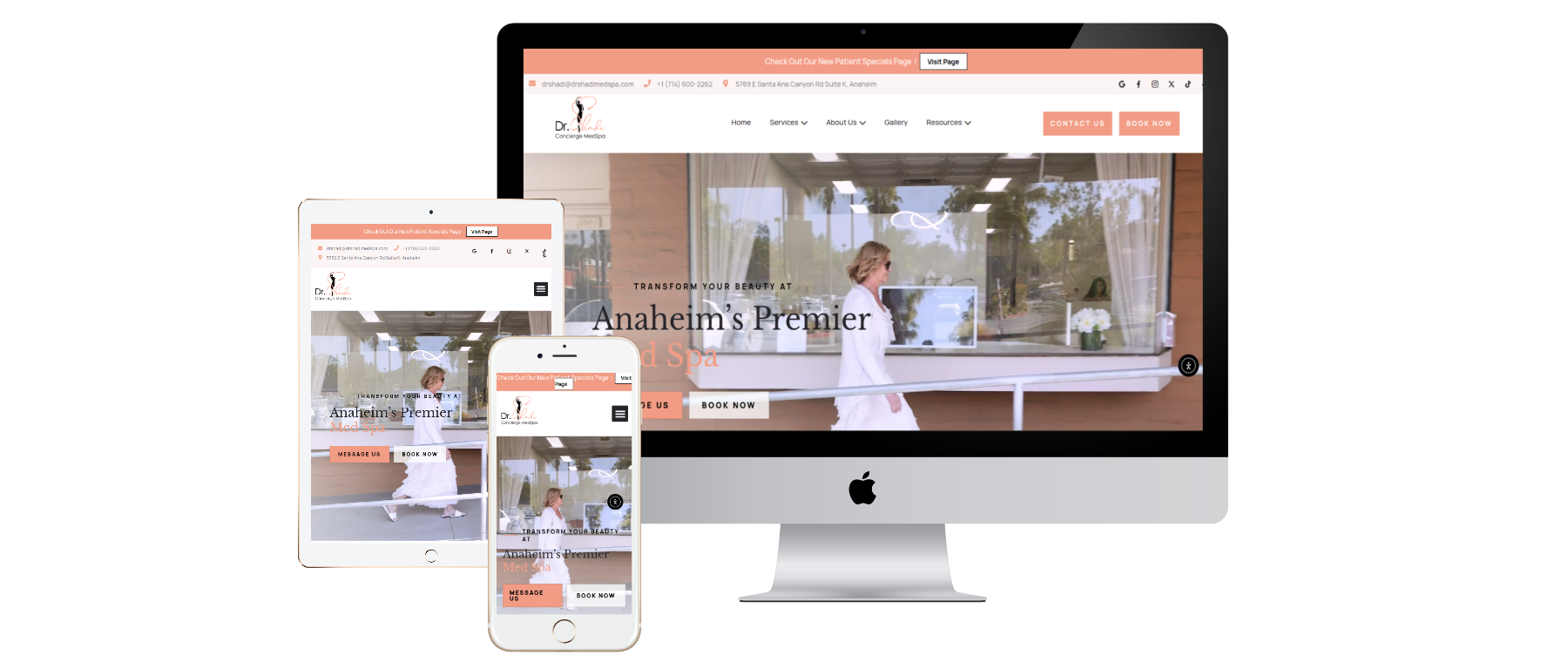 Dr Shadi Med Spa website