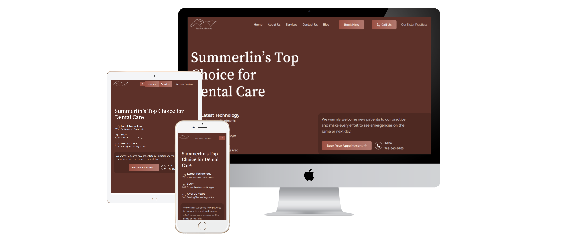 Red Rock Dental website